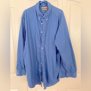 Men’s big and tall dress shirt.